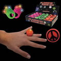Light Up Peace Sign Ring